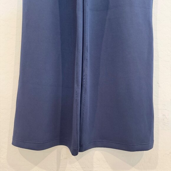 Spanx AirEssentials Sleeveless Knit Jumpsuit Athleisure One Piece Navy Blue XL - Picture 5 of 10